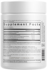 Thumbnail for Codeage Liposomal NMN Platinum - 500 mg NMN Supplement, Nicotinamide Mononucleotide, NAD Precursor - Quercetin, Resveratrol, Betaine TMG, Vitamin B2 Riboflavin & Vitamin B12 - Non-GMO - 90 Capsules
