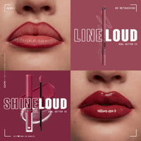 Thumbnail for NYX PROFESSIONAL MAKEUP Line Loud Lip Liner, Longwear and Pigmented Lip Pencil with Jojoba Oil & Vitamin E - Goal Getter (Deep Raspberry)