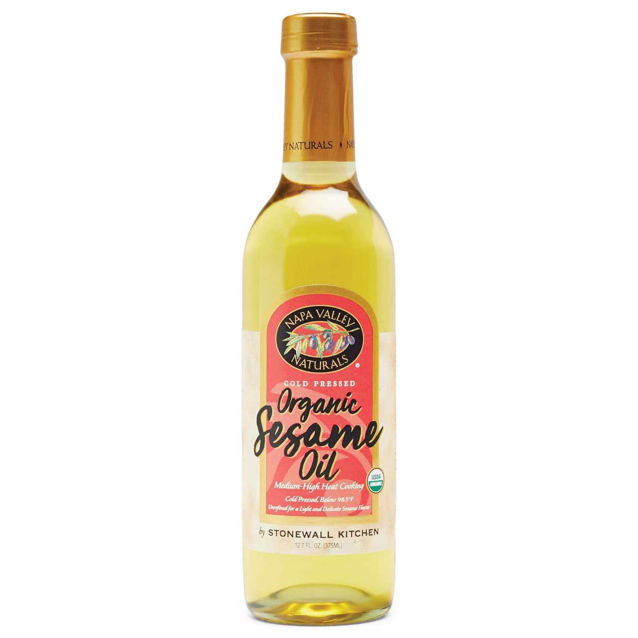Napa Valley Naturals Organic Cold Pressed Sesame Oil, 12.7 Ounce