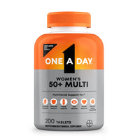 Thumbnail for One A Day Multivitamin for Women 50 and Over Tablets, Womens Multivitamin 50 Plus with Vitamins D, C, E, Zinc & Biotin, Daily Vitamins for Woman 50+, 200 Ct (Packaging May Vary)