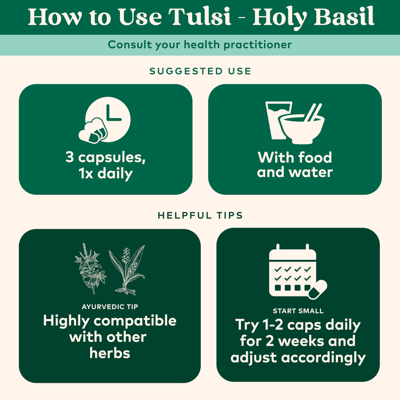 ORGANIC INDIA Tulsi Herbal Supplement - Holy Basil, Immune Support, Adaptogen, Supports Healthy Stress Response, Vegan, Gluten-Free, Kosher, USDA Certified Organic, Non-GMO - 90 Capsules