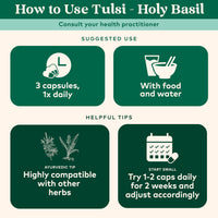 Thumbnail for ORGANIC INDIA Tulsi Herbal Supplement - Holy Basil, Immune Support, Adaptogen, Supports Healthy Stress Response, Vegan, Gluten-Free, Kosher, USDA Certified Organic, Non-GMO - 90 Capsules