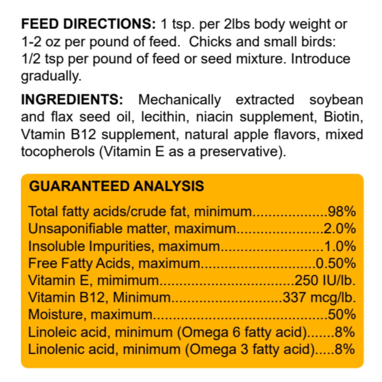 HealthyCoat Kickin’ Chicken Feed Supplement - Pint – All-Natural Omega 3 & 6 Liquid for Poultry – Supports Plumage, Molting Recovery, Egg Production, Skin Health & Immune System – Fortified w/Biotin