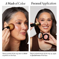 Thumbnail for LAURA GELLER NEW YORK Baked Starter Kit: Medium - Best of the Best Full Face Palette + Baked Balance-n-Brighten Powder Foundation + Retractable Angled Kabuki Brush Set