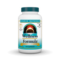 Thumbnail for Source Naturals Wellness Formula Bio-Aligned Vitamins & Herbal Defense for Advanced Immune Support* - Dietary Supplement & Immunity Booster - 120 Capsules