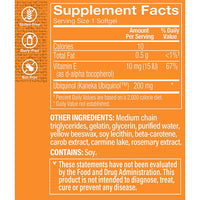Thumbnail for The Vitamin Shoppe Ubiquinol CoQ-10 200mg Beneficial for Those (120 Softgels)