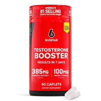 Thumbnail for Six Star Nutrition Testosterone Booster for Men with Rhodiola Extract and Boron Citrate - Male Gym Workout Supplements for Muscle Growth, Stamina & Energy - 60 Pills