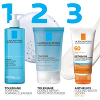 Thumbnail for La Roche-Posay Anthelios Cooling Water Sunscreen Lotion, Water Based Sunscreen for Face & Body, Broad Spectrum SPF + Antioxidants, Fast Absorbing Water-Like Texture, Oil Free Sunscreen SPF 60