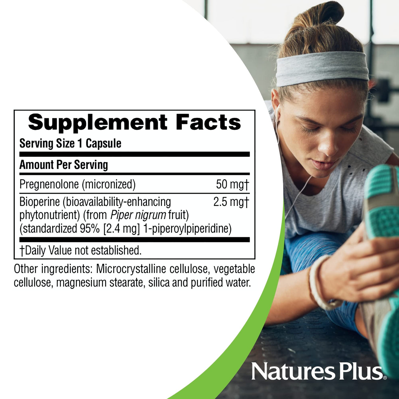 NaturesPlus Ultra Pregnenolone - 60 Capsules - Promotes Overall Well-Being, Immune Support & Cognitive Function - 60 Servings