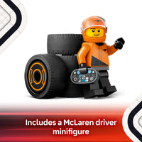 Thumbnail for LEGO City F1 Driver with McLaren Race Car Toy - Model Car Building Toy Kit for Kids, Boys and Girls, Ages 6+ - F1 Collectible for Fans - with a Driver Minifigure - Gift Idea for Birthdays - 60442