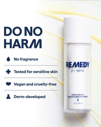 Thumbnail for Remedy for Healthy Aging - Retinal, Resveratrol, Glycolic Acid, Argireline, Ferulic Acid, Matrixyl 3000 - Anti-Aging Treatment for Wrinkles, Uneven Texture & Tone - By Dermatologist Dr. Shah