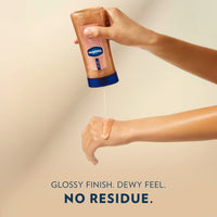 Thumbnail for Vaseline Glazed and Glisten Sunlit Glow Body Gel Oil Vanilla Cocoa Shimmering with Ultra-Hydrating Lipids and 100% Pure Cocoa Butter, 6.8 Oz