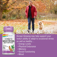 Thumbnail for SOLARAY Fermented Korean Ginseng Root Extract | Healthy Stress, Energy & Physical Endurance Support | Vegan, Non-GMO | 30 VegCaps