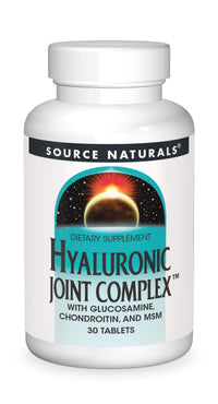 Thumbnail for Source Naturals Hyaluronic Joint Complex with Glucosamine, Chondroitin & MSM - 30 Tablets