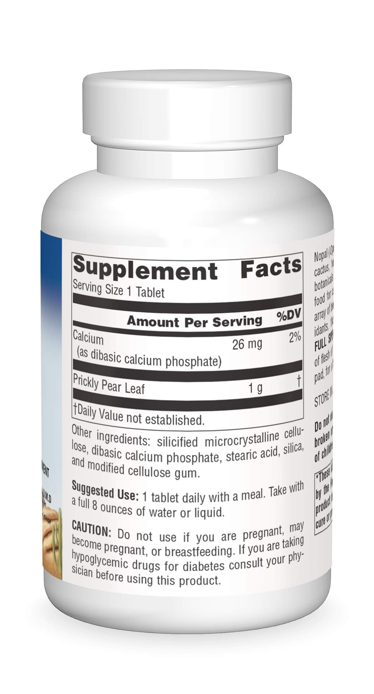 Nopal Cactus Full Spectruma 1000mg, 0.45 Pound