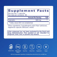 Thumbnail for Pure Encapsulations Quercetin - 500 mg - Immune Support, Cellular Health & Heart Health* - Antioxidant Supplement - Gluten Free & Non-GMO - 120 Capsules