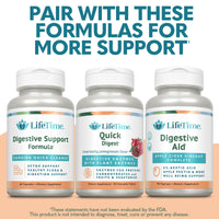 Thumbnail for LIFETIME Quick Digest Digestive Enzymes - Plant Enzymes for Proteins, Carbohydrates, Fruits and Vegetables - Digestive Health Support - Pomegranate Flavor - 90 Servings, 90 Chewable Tablets