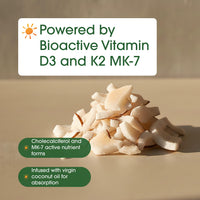 Thumbnail for NatureBell Vitamin D3 K2-240 Softgels - 5,000 IU Vitamin D3 & 100mcg Vitamin K2 MK-7 - with Virgin Coconut Oil - Bone, Heart & Immune Health Support* - Duo-Ack Formula