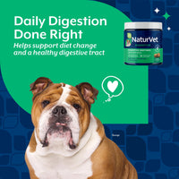 Thumbnail for NaturVet – Digestive Enzymes - Plus Probiotics & Prebiotics – Helps Support Diet Change & A Healthy Digestive Tract – for Dogs & Cats (Soft Chews, 120 Count)
