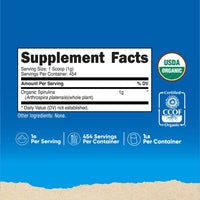 Thumbnail for Nutricost Organic Spirulina Powder 454 Grams, 1LB - Pure, Certified Organic Spirulina