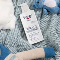 Thumbnail for Eucerin Baby Unscented Baby Shampoo and Body Wash, Hypoallergenic, Tear Free Shampoo and Wash with Pro-Vitamin B5 and Shea Butter, 13.5 Fl Oz Bottle