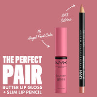 Thumbnail for NYX PROFESSIONAL MAKEUP Butter Gloss, Non-Sticky Lip Gloss - Angel Food Cake (True Mauve)