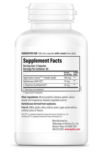 Thumbnail for Kyolic Aged Garlic Extract Formula 109 - for Blood Pressure Health - Supports Maintaining Blood Pressure Levels Already Within a Normal Range - Heart Health Supplement - 160 Capsules