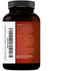 Thumbnail for NatureBell Vitamin K2-240 Capsules - 200mcg Double Strength MK-7 & MK-4 Complex - Heart, Bone & Immune Health Support* - Complete K Vitamins Formula