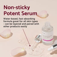 Thumbnail for iUNIK Rose Galactomyces Synergy Vegan Face Serum 1.69 Fl Oz Naturally Fermented Rose Water Hydrating Ampoule Serum Deep Moisturizing Pore Minimizing Alcohol-free Chemical-free Korean Skincare