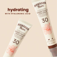Thumbnail for Hawaiian Tropic Sheer Touch Face Serum SPF 30, 1.4oz | Travel Size Sunscreen for Face SPF 30, Hydrating Hyaluronic Acid Serum, 1.4oz