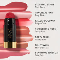 Thumbnail for LAURA GELLER NEW YORK Serum Blush Tint, Lightweight Liquid Blush for Cheeks, Weightless Watercolor Sheer Finish, Poppy Peach