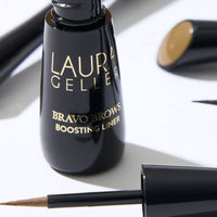 Thumbnail for LAURA GELLER NEW YORK Bravo Brows Boosting Liner, Dark Brown