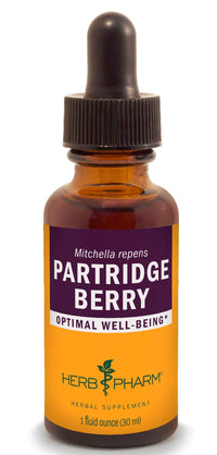 Thumbnail for Herb Pharm Partridge Berry (Squaw Vine) Liquid Extract - 1 Ounce
