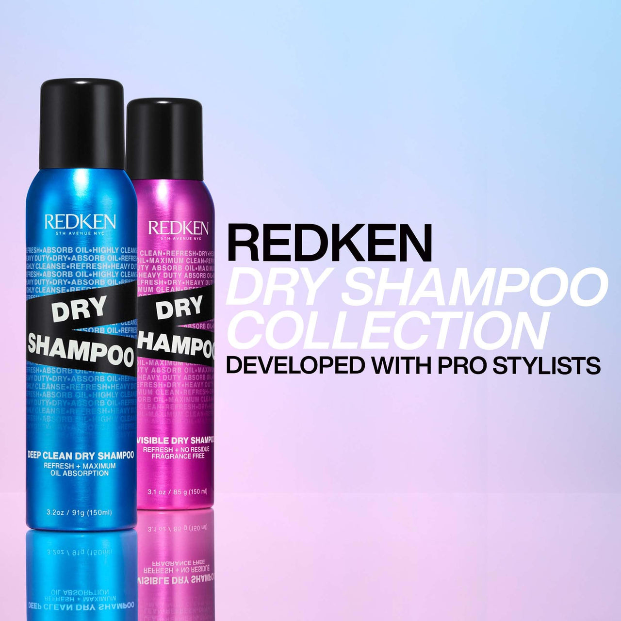 Redken Invisible Dry Shampoo For All Hair Types - Lightweight & Residue-Free, Fragrance-Free