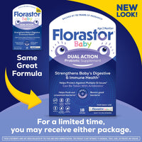 Thumbnail for Florastor Baby Daily Probiotic Supplement, Powder Mixes with Milk, Formula or Soft Foods, Saccharomyces Boulardii CNCM I-745 (18 Powder Sticks)