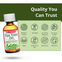 Thumbnail for De La Cruz 100% Pure Tea Tree Essential Oil from Australia - Steam Distilled for Aromatherapy - 1 FL OZ (30 mL)