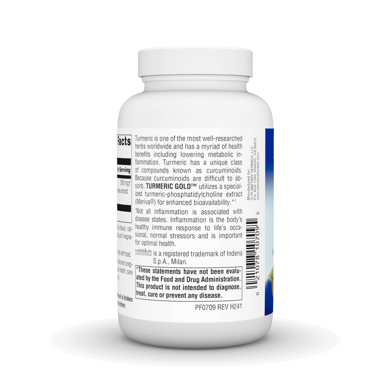 Planetary Herbals Turmeric Gold 500 Mg, 120 Count