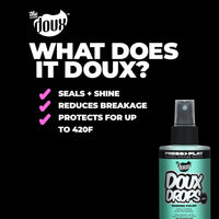Thumbnail for The Doux DOUX DROPS Bonding Polish Spray – Anti-Humidity Hair Smoother & Heat Protectant for Curly Hair – Silkening Bonding Oil with Vitamin E, Baobab & Jojoba, 4 oz