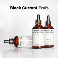 Thumbnail for Codeage Elderberry Vitamins Pro - Organic Black Elderberry Liquid Drops - Vitamin C, D3, Zinc, Black Currant - 2-Month Supply - Black Sambucus Liquid - Supplement for Adults & Kids - 4 fl oz