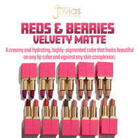 Thumbnail for Juvia's Place Reds & Berries Velvety Matte Lipsticks The Berries Drama Queen - Rich Berry Shade, Soft-Matte Lipstick, Hydrating, Highly Pigmented, Creamy, Smooth, and Long-Lasting