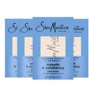 Thumbnail for SheaMoisture Bar Soap Manuka Honey Oatmeal 4 Count Smoothing & Exfoliating Smooth and Exfoliating bar soap with 24h shea moisture nutrients for Healthy, Glowing Skin 8 oz