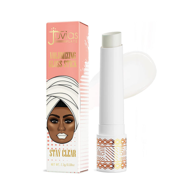 Juvia's Place Volumizing Gloss Sticks, Stay Clear - Shiny Luscious Lips with Nourshing Hydration, Plumping, Lip Plumper, Plumping Lip Balm, Hydrating Lip Gloss
