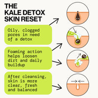 Thumbnail for Pacifica Kale Detox Face Wash for Oily & Acne-Prone Skin, Deep Cleansing Facial Cleanser & Makeup Remover with Super Greens Kale, Seaweed & Clay, 5 fl oz –Clean Beauty, Vegan & Cruelty-Free