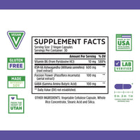 Thumbnail for Zhou Calm Now - Calm Supplement, Calm Vitamins for Women & Men, Pills to Relax for Adults with GABA & Ashwagandha, Stress & Focus Support - 60 Veggie Capsules