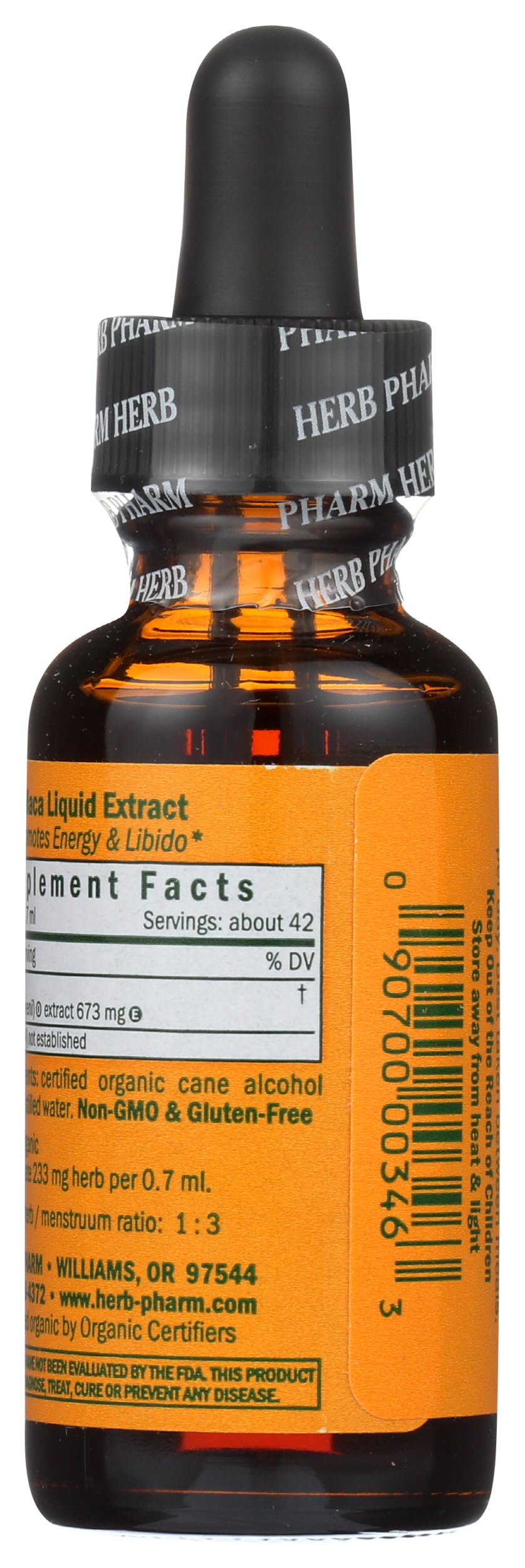 Herb Pharm, Organic Maca Extract, 1 Fl Oz