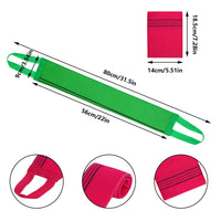 Thumbnail for obmwang 6 Pieces Korean Exfoliating Mitts and Washcloth Set, Asian Exfoliating Bath Washcloth and Korean Long Towels Back Scrubber for Women Men Shower Washing