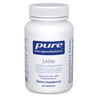 Thumbnail for Pure Encapsulations SAMe S-Adenosylmethionine 180's - Supports Joint Health & Glutathione Production* - Gluten Free & Non-GMO - 60 Capsules