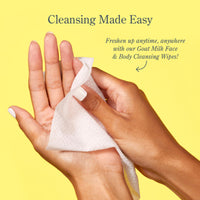 Thumbnail for Beekman 1802 Face & Body Wipes - Fragrance Free, 30 Count, Cleanses Dirt & Makeup, With Goat Milk, Aloe & Vitamin E