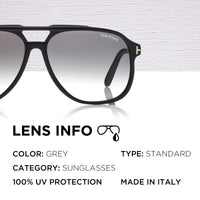 Thumbnail for Tom Ford FT0753 RAOUL Navigator Shape Sunglasses With Luxury Eyewear Kit