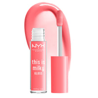 Thumbnail for NYX PROFESSIONAL MAKEUP This Is Milky Gloss, Vegan Lip Gloss, 12 Hour Hydration - Moo-dy Peach (Sheer Coral)